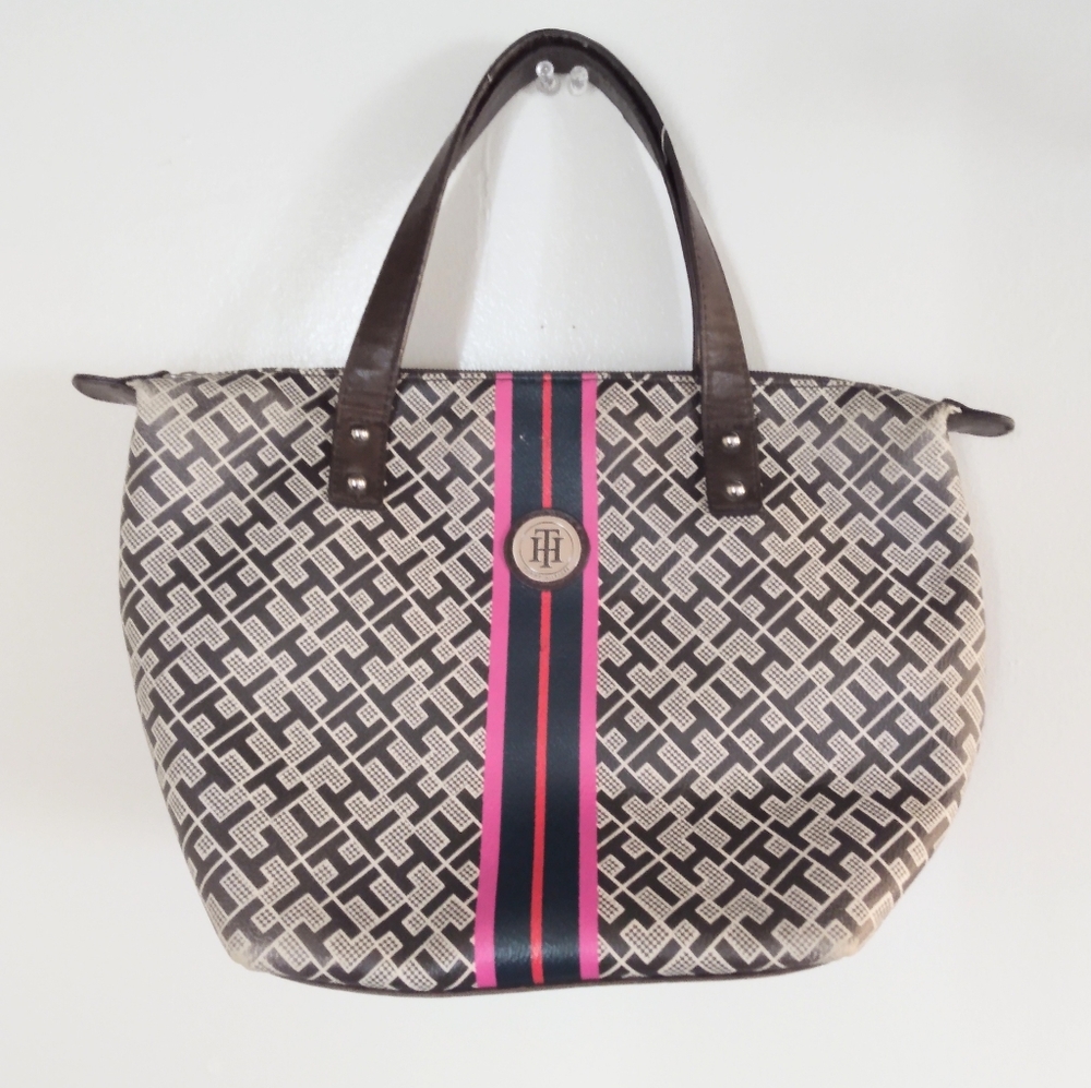 Tommy Hilfiger Top Handle Purse Weekend Travel Barbiecore Designer